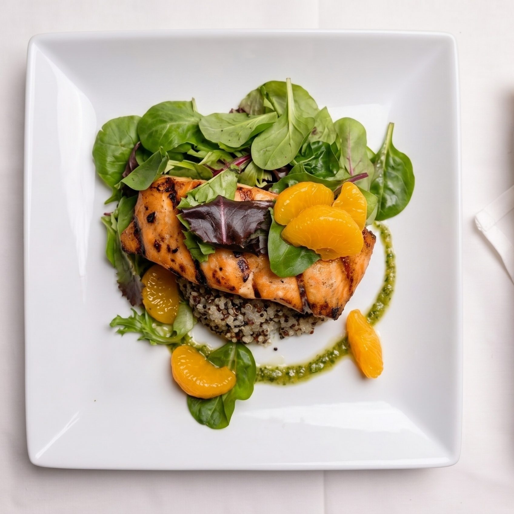 Grilled Alaskan Salmon.